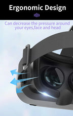VR Glasses 3D Virtual Reality Headset Devices Helmet Lenses Goggles Smart For Smartphones Phone Cell Mobile Game Viar Viewer Set