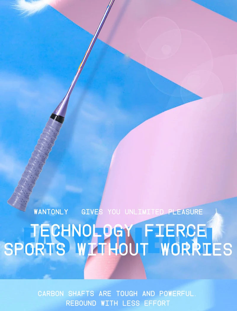 ALP GJ 10U Ultralight 52g T800 Bow And Arrow Badminton Racket Authentic Tensile Force 13kg Outdoor Sports Carbon Fiber Titanium