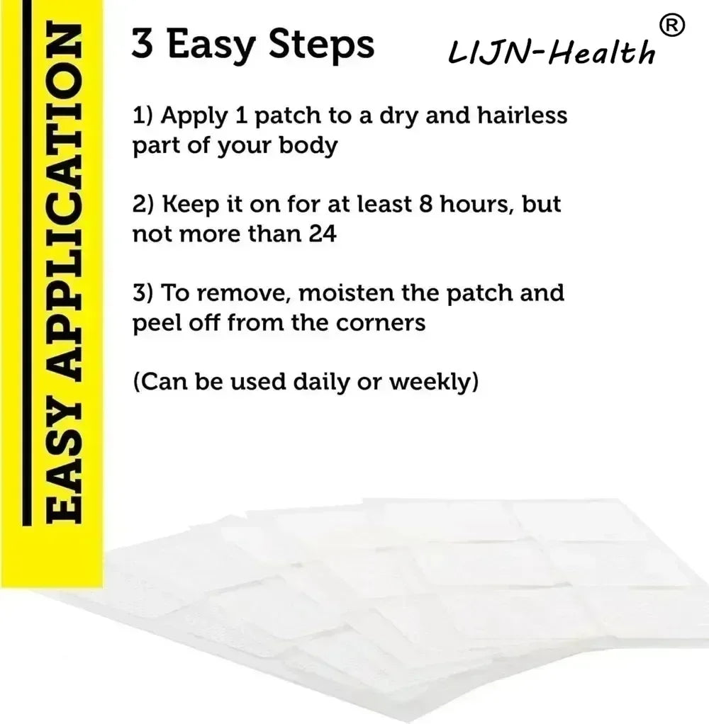 30 Patches Methylene Blue Transdermal Patches With NAC, Vitamin  B3 & L-Theanine, Brain & Mitochondrial Support