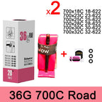 RideNow Bike TPU Inner Tube 700C 700x18 23 25 28 32 Ultralight 36g Road Bicycle Bike Camera Valve Length 35/45/65/85/100MM