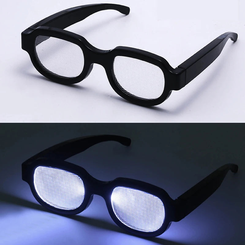 Japan Anime Detective Conan LED Light up Glasses color change funny Luminous crossdresser glasses Cosplay men Novelty Costumes