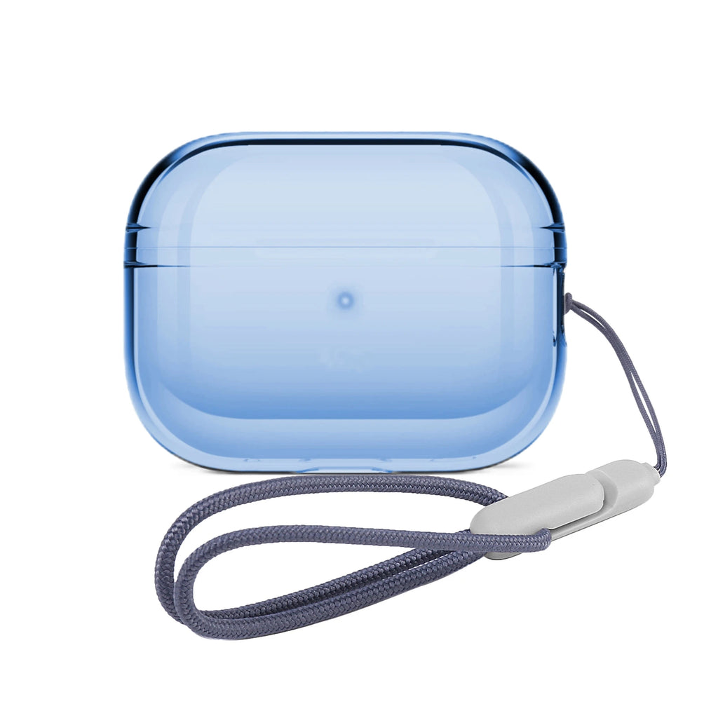 Clear Silicone Case for Airpods Pro 2 2022 Transparent Soft TPU Cover Case With Rope Earphone Accessories for Apple Airpod Pro 2
