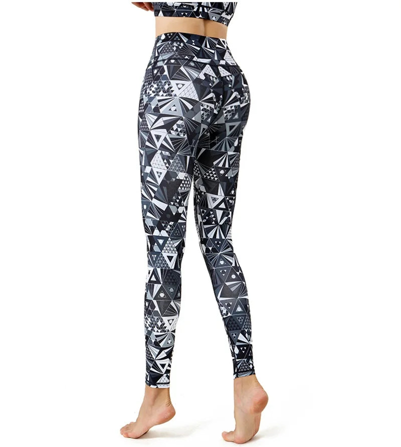 Cloud Hide Women Home Yoga Pants Fitness Gym Exercise Sports Leggings High Waist Sexy Long Print Tights Workout Running Trouser