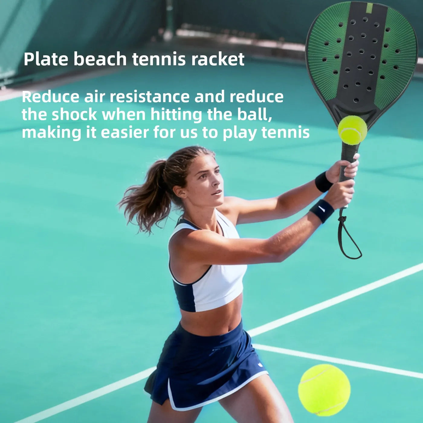 Padel Tennis Rackets beach tennis racketCarbon Fiber Lightweight Tennis Rackets Outdoor Sports Mens and Womens Glowing Racket