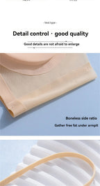 Ultra-Thin Breathable Ice Silk Top Bra Women's Seamless Back Halter Vest Wrap Bra Small Chest Together