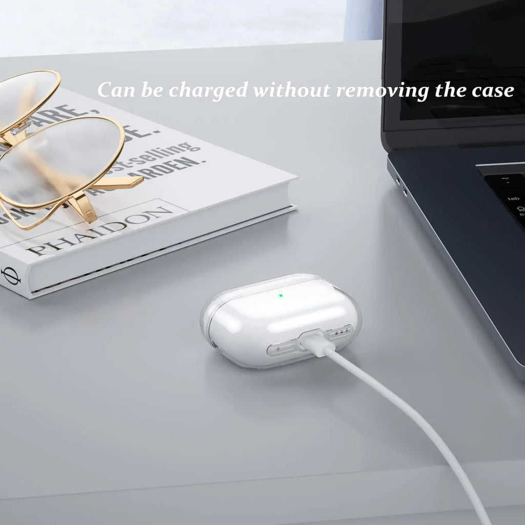 Clear Soft TPU Bluetooth Earphone Case with Lanyard Strap for AirPods Pro 2 2022 2nd Generation Air Pods 3 2 1 Cover Accessories