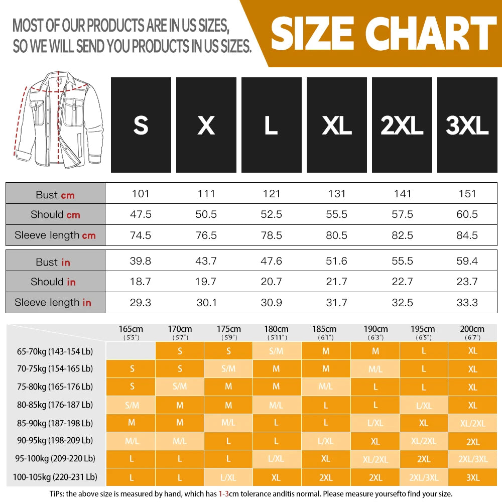 Men's Jackets Spring Flannel Lined Shirt Coat Shacket Casual Snap Button Overshirt Western Cowboy Style High Quality Top US Size