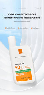 SPF50+ Sunscreen Lotion Lightweight Non-Greasy UV Protection Face Body Sunscreen Lasting Moisturizing Refreshing Sunburn Defense