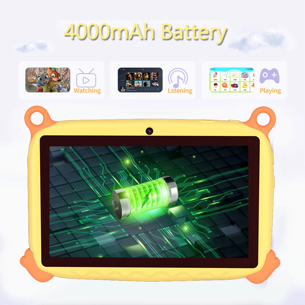2026 Global Version 7 Inch 5G WiFi Kids' tablet Quad Core 4GB RAM 64GB ROM Dual Cameras Children's Gifts Tablets Android 13.0