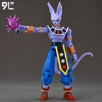 9L3D Printed Dragon Ball Son Goku Vegeta Beerus Frieza Anime Lucky13 Dummy13 Titan13 Action Figures Multi-Jointed Movable Toys