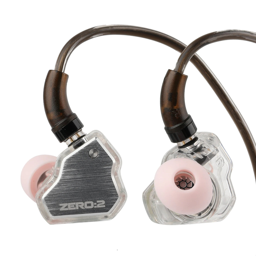 7Hz x Crinacle Zero :2 Updated 10mm Dynamic Driver IEM Wired Earbuds Earphones Gaming Earbuds with OFC IEM Cable for Musician