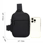 Mini Chest Bag for Men Women Casual Sling Shoulder Crossbody Pack Nylon Waterproof for Outdoor Running Cycling Travel Phone 2026