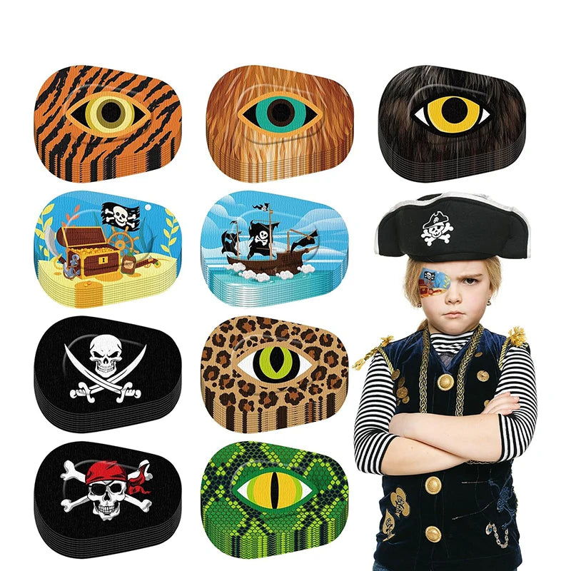 5 PCS Protect Eyesight For Kids Vision Care Hot New Amblyopia Eye Patch Adhesive Eye Patches Medical Sterile Eye Pad