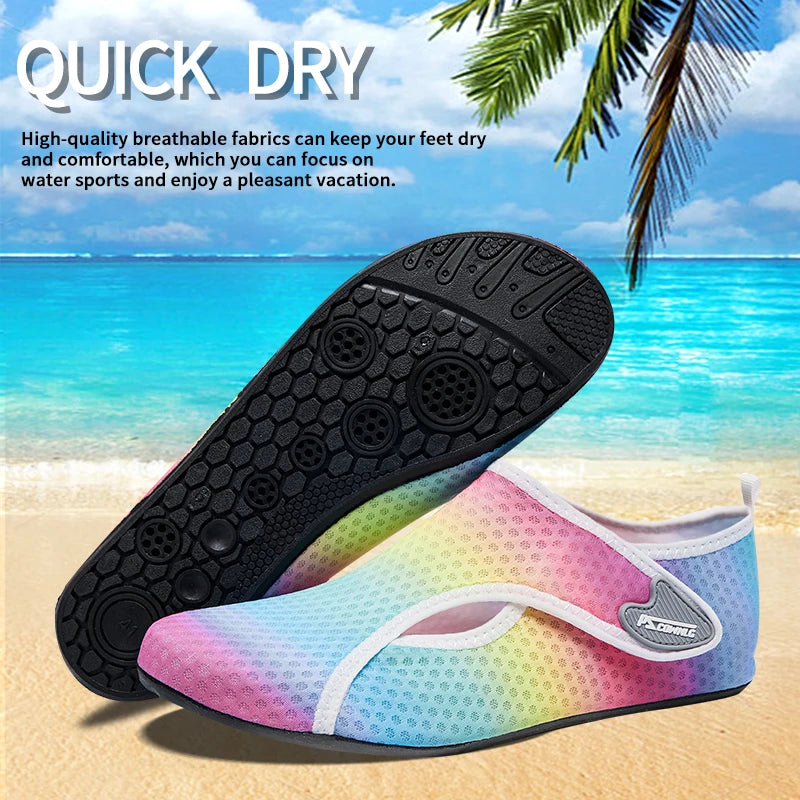 Women Beach Water Shoes Beach Sneaker Socks Man Barefoot Yoga Shoes Quick-Drying Surfing Swimming Shoes Barefoot Water Skin Sock