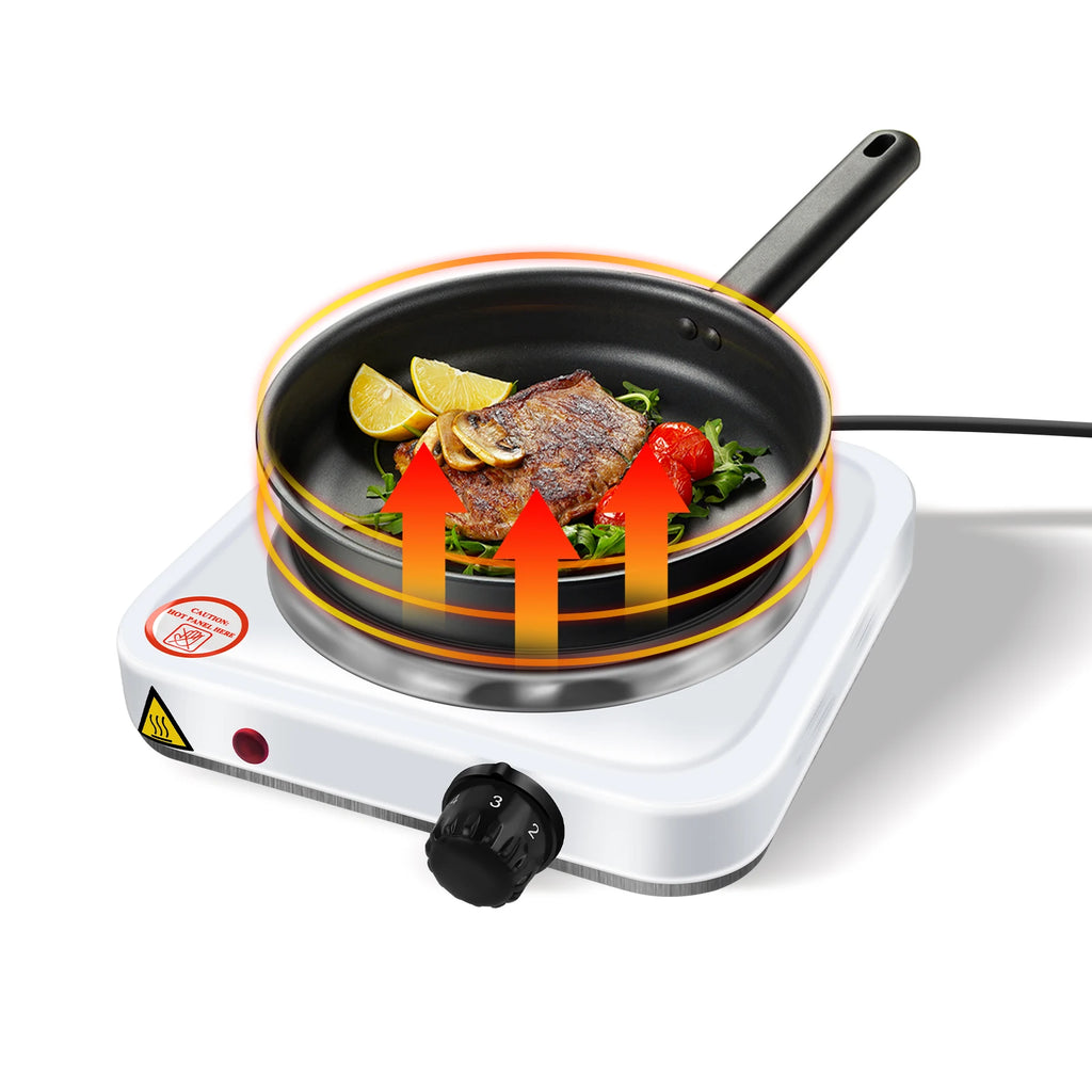 5-Speed 1000W Electric Stove Hot Plate Iron Burner Home Kitchen Cooker Coffee Heater Household Cooking Appliances
