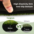Golf Hitting Mat, 5 ft x 3 ft Artificial Turf Golf Practice Mat w/ 2 Golf Rubber Tees & 2 Alignment Sticks, Portable Golf