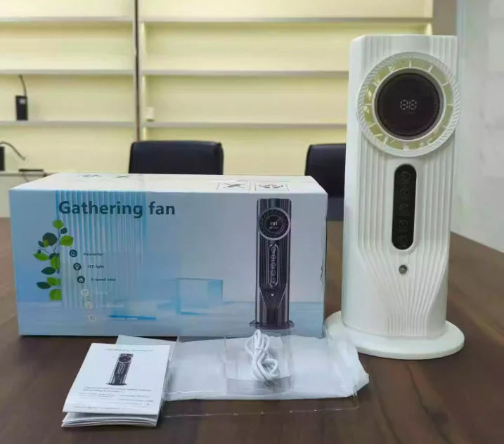 USB mini air cooler: nano spray humidification, water cooling, fast cooling, multi-speed timing, portable for office Air cooler