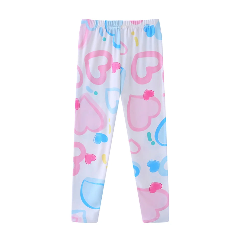 3/4-piece Autumn/Winter Children's Multi-color Combination Fashionable Slim Fit Leggings For Girls Sports And Casual Warm Pants