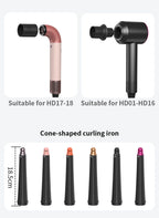 Automatic Curling Iron Hair Styling Tool for Hd15/16/17/18 Curling Wand 1.25 Inch Fast Heating Anti-Scald Ionic Hair Accessories