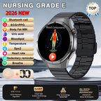 2026 New Nursing Grade ECG+PPG Smart Watch Health Analysis Blood pressure Lipids Uric acid Wireless HD Call Smartwatch Men Women