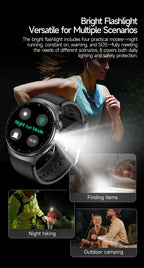 2026New AI-Diagnosis Care Smartwatch ECG+PPG Accurate Uric Acid Blood Pressure Body Fat Five organ Fitness Waterproof Smartwatch