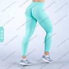 Women's High Waist Seamless Yoga Leggings Tummy Control Butt Lifting Workout Pants Soft Athletic Leggings for Gym Fitnes Running