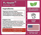 30 Patches Magnesium Glycinate Complex Transdermal Patches with Vitamin B6 for Sleep, Muscle & Nerve Support