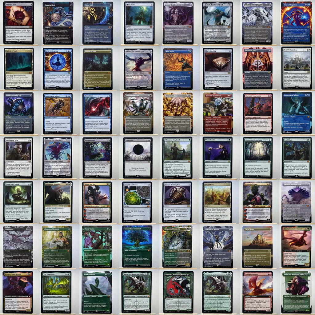 Whole Set TCG Cards for Home Play Proxy magical power9 beta fetch lands VMA dual  shock land The One Ring gathering Sol Ring