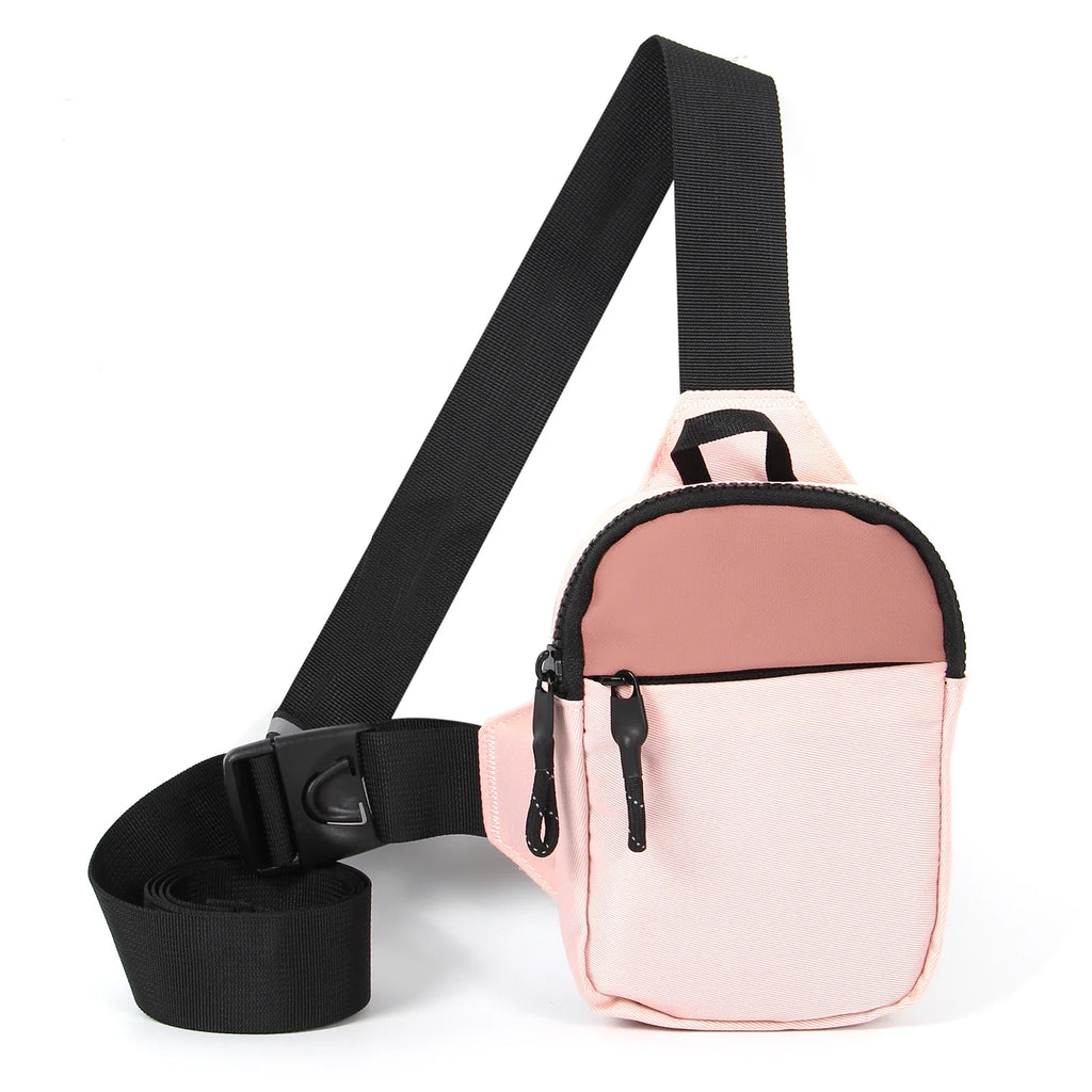 New chest bag for men and women's leisure, fitness, sports, crossbody bag, chest bag, casual men's bag, large capacity bag trend