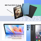 2025 New 10.1 Inch Octa Core Android Tablets 6GB RAM 128GB ROM 4G Dual SIM Network AI Speed-up Tablet Bluetooth WiFi 6000mAh