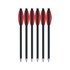 Mixed carbon crossbow for outdoor sports shooting, 6.3 inch, Willow feather, 6pcs/12PCs/24PCs