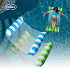 1PC Inflatable Float Hammock floaties for adults Perfect for Poolside Lounging This Summer Water Play Accessories Water Sports