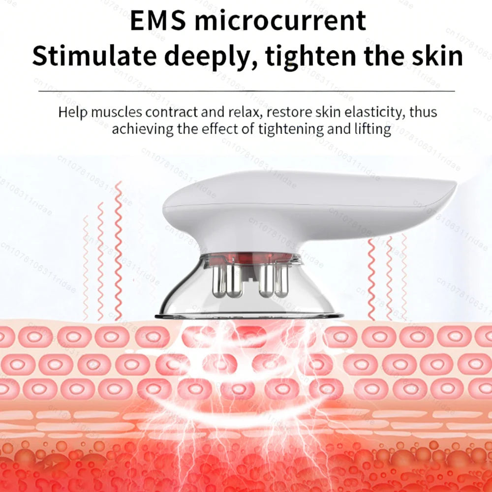 Electric Fat Cellulite EMS Removal Abdomen Massage Device Strong Suction Deep Tissue Body Sculpting Massager Tool Anti Cellulite