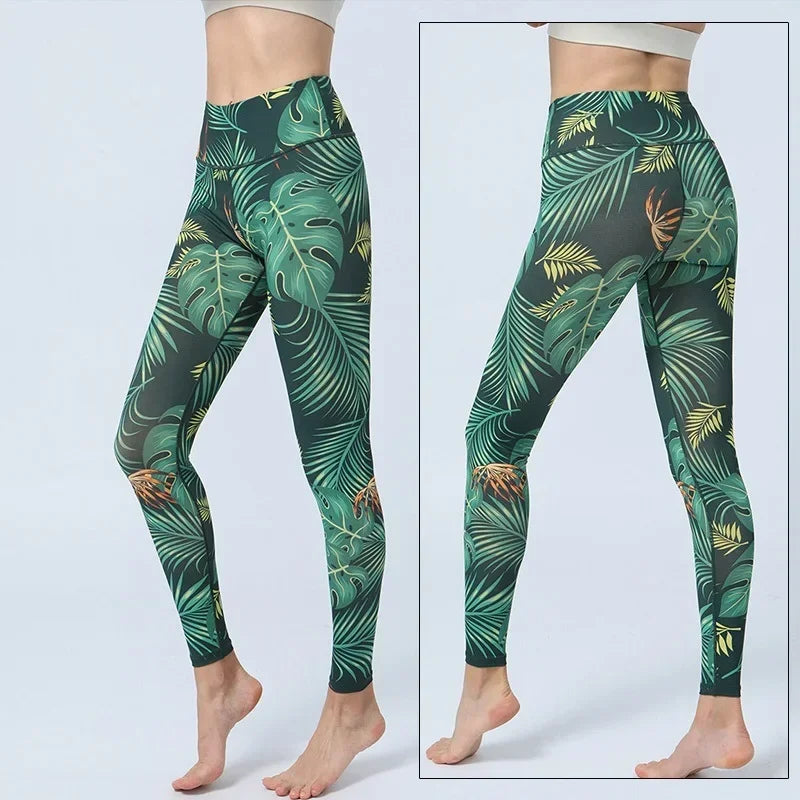 Cloud Hide Yoga Pants Long Sports Leggings Women Fitness Tights Girls High Waist Running Workout Trouser Plus Size Tummy Control