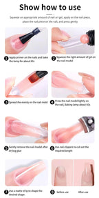 Gel Nail Polish Kit With UV Nail Lamp Electric Nail Drill Machine Soak OFF Gel Nail Kit Base&Top Coat Gel Polish Nail Tool Set