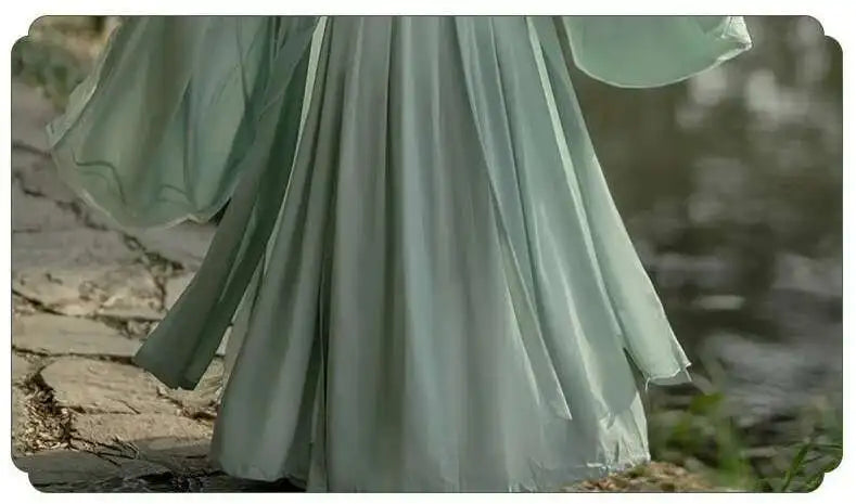 China Traditional Hanfu Women Evening Dresses Elegant Fairy Skirt Loose Big Sleeves Elegant Dress Banquet Dance Clothes Spring