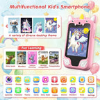 Baby Phone Toy Educational Simulation Mobile Toy with Games Music Stories Video Toddler Learning Play Phone Gift for Kids