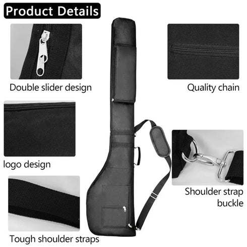 Golf Sunday Bag Golf Club Bag Mini Golf Bag Training Practice Golf Bag Travel Case Foldable