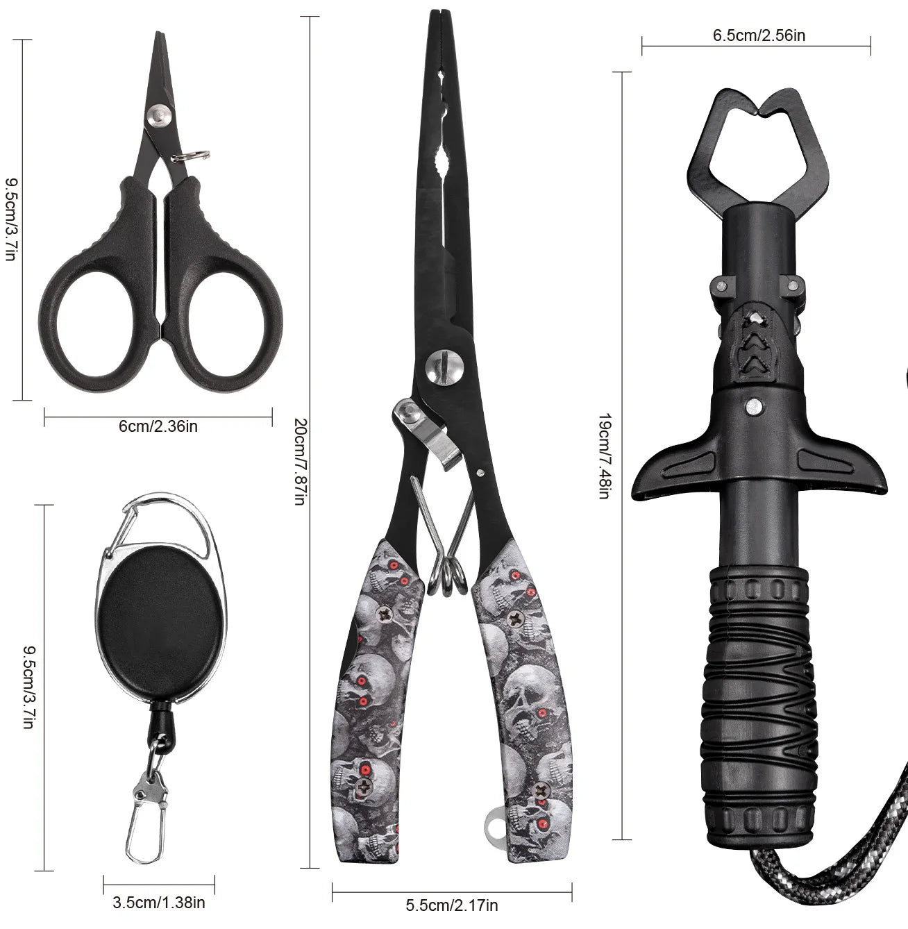 Multifunctional fishing accessories: stainless steel fishing pliers, seawater-resistant, outdoor fishing tools, men's gifts