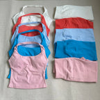 Halter Top Leggings 2-Piece Set Seamless Halterneck Backless Yoga Top+Scrunch Booty Leggings Fitness Gym 2pcs Set