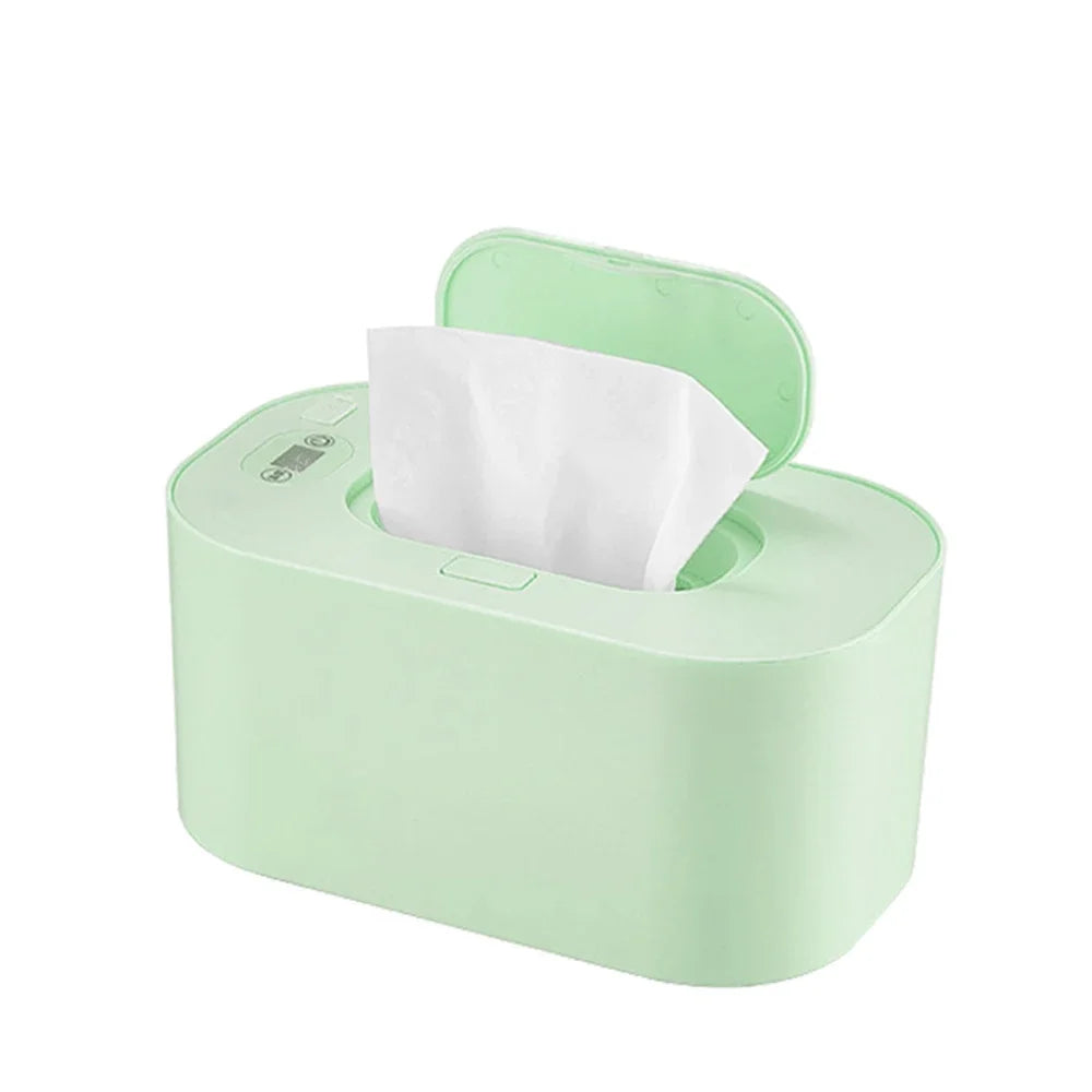Mini Baby Wet Wipe Warmer Heater Portable Heating Box Home Car Use Towel Dispenser for Napkin & Disinfecting Wipes