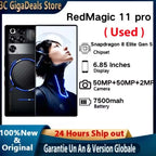 (Used) Phone gaming RedMagic 11 Pro 5G, International version, screen Ins, processor-shaped 8 Elite Gen 5, battery-mAh, 50 MP photo Device, NFC compatible