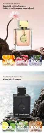 105ML Armaf Club De Nuit Intense Man Eau De Toilette Perfume Woody Spicy Attract Women Long-lasting Fragrance For All Occasions