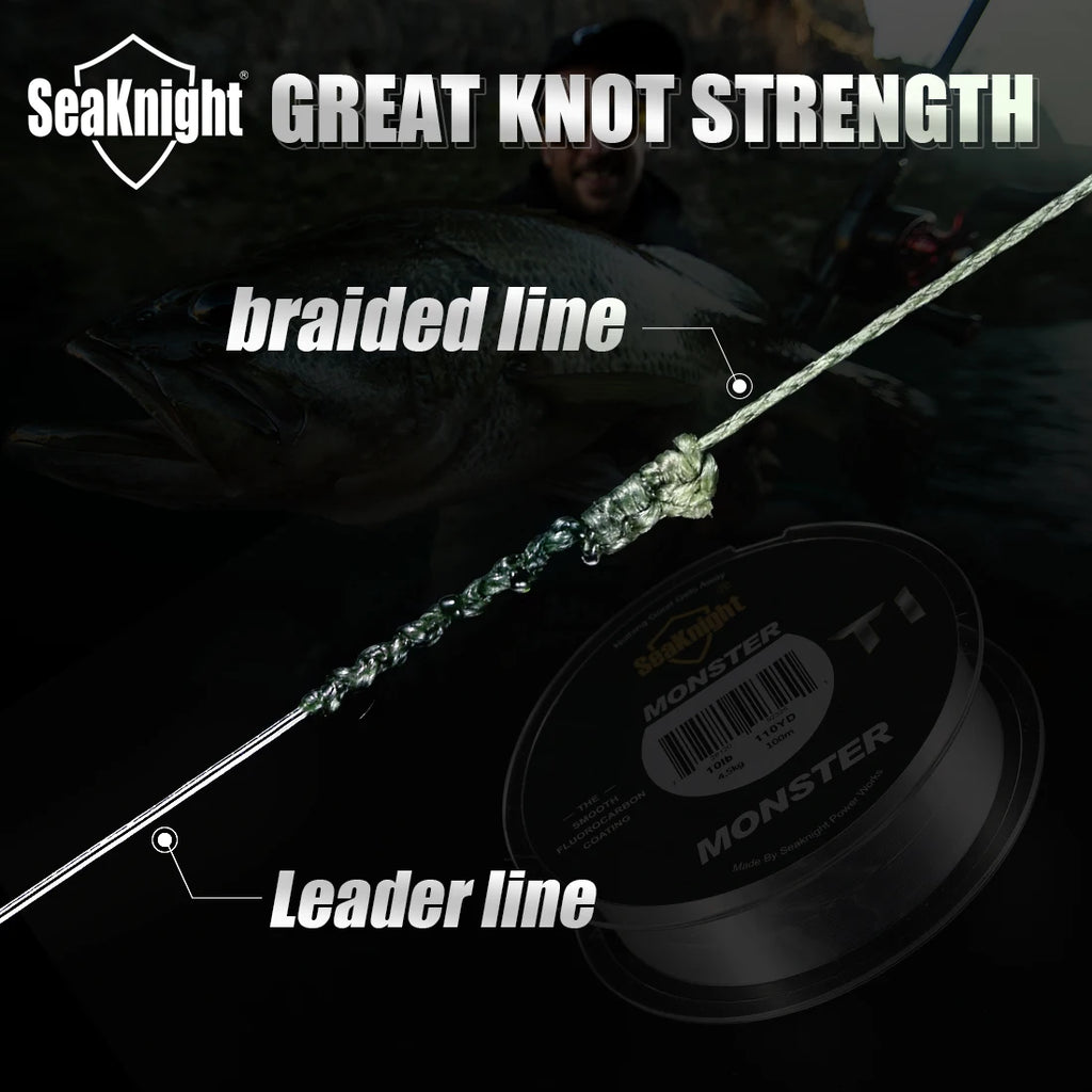 SeaKnight Brand 4 Strands Braided Fishing Line 8-100LB Multifilament PE Wire 300M 500M 1000M Freshwater Saltwater Fishing Pesca