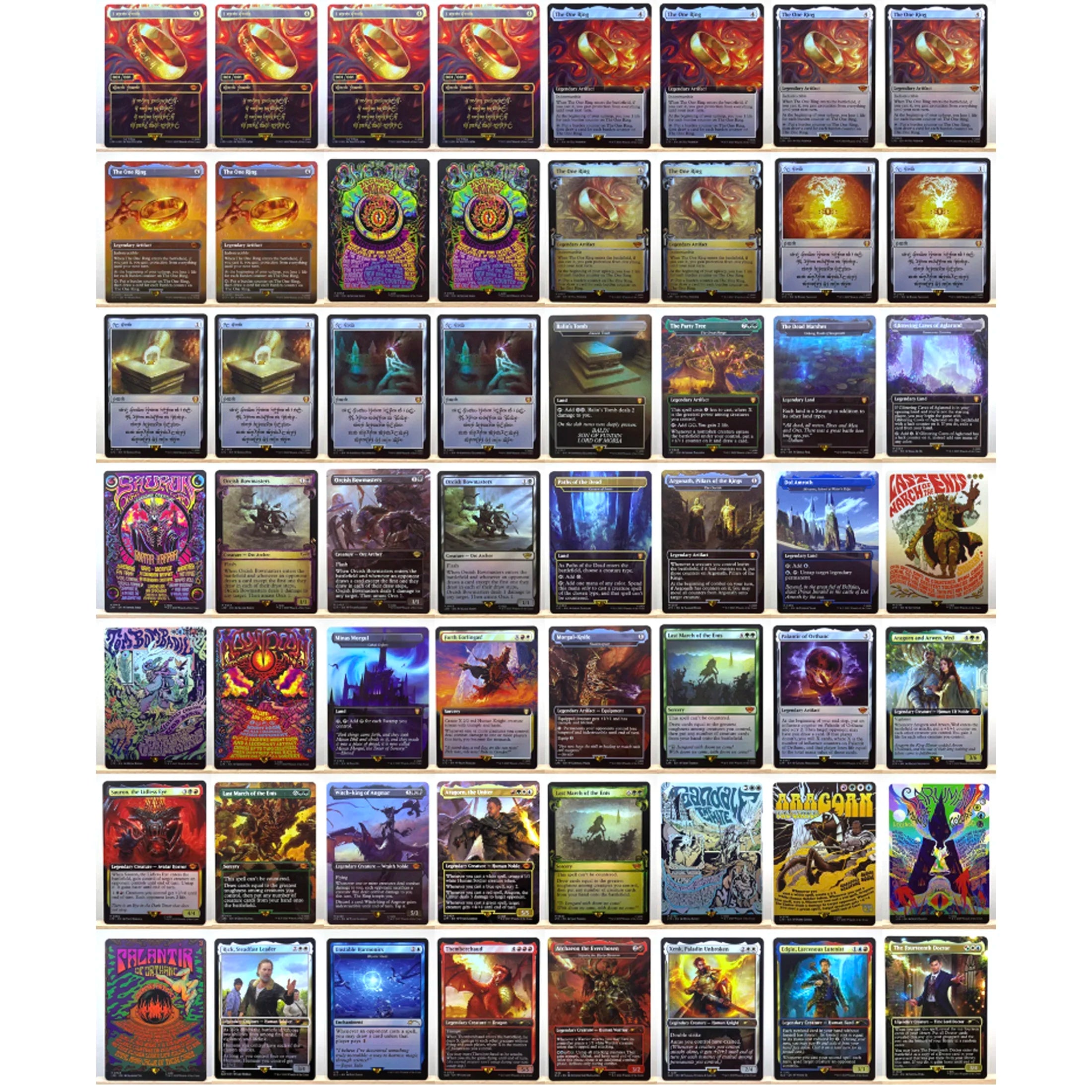 Whole Set TCG Cards for Home Play Proxy magical power9 beta fetch lands VMA dual  shock land The One Ring gathering Sol Ring Main image