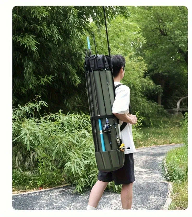 Fishing Rod Bag Durable Folding Fishing Tackle Carry Bag Multifunction Large Capacity High Quality Rod Case