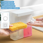 New Automatic Dishwashing Liquid Sensor Kitchen Double Head Gel Foam Hand Sanitizer Soap Dispenser Wall Hanging