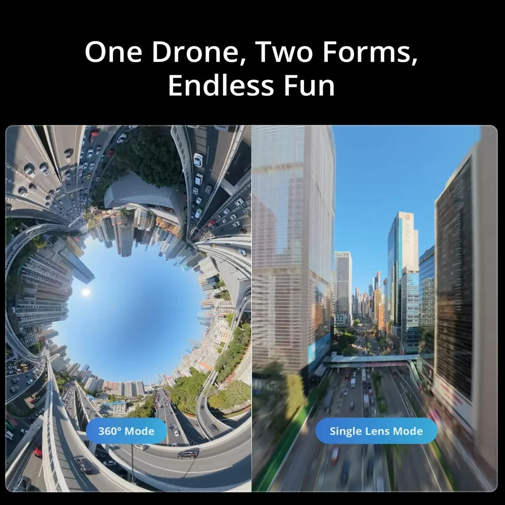 DJI Avata 360 Drone 1-Inch Sensor 8K HDR Panoramic Drone 4K Single Lens Mode 20km Range 4G Enhanced Transmission FPV Quadcopter Avata 360