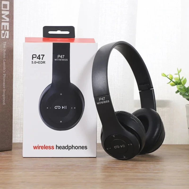 Lenovo Multifunctional Portable Foldable Headmounted Wireless Bluetooth 5.0 Headset For Bluetooth connection Wired Connection
