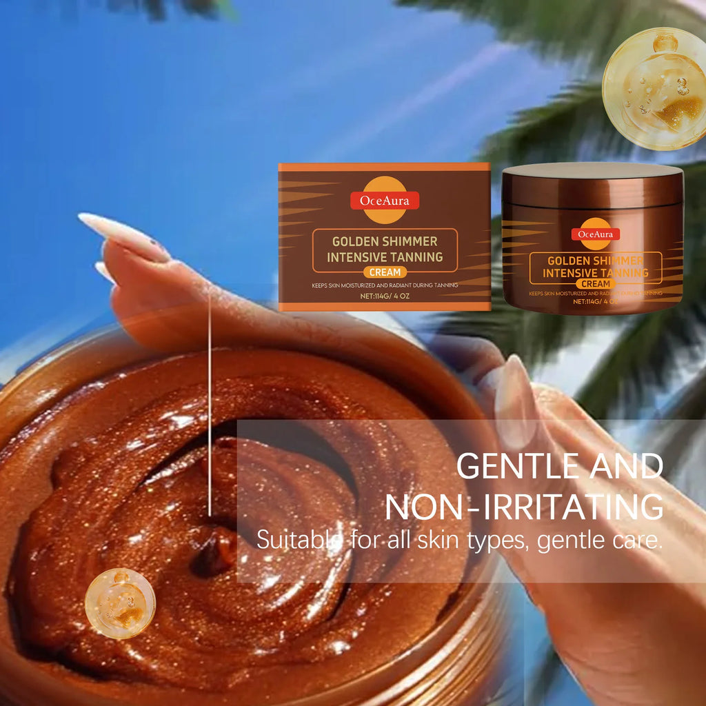 114g Tanning Accelerator Gel Lasting Self Solarium Sunless Tanner Body Face Glow Bronzer Nourishing Skin Tanning Boosting Cream
